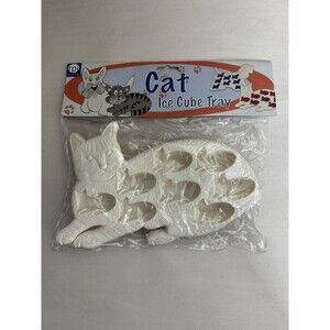 rpi Group Cat Shaped Flexible Silicone Mold Ice‎ Cube Tray